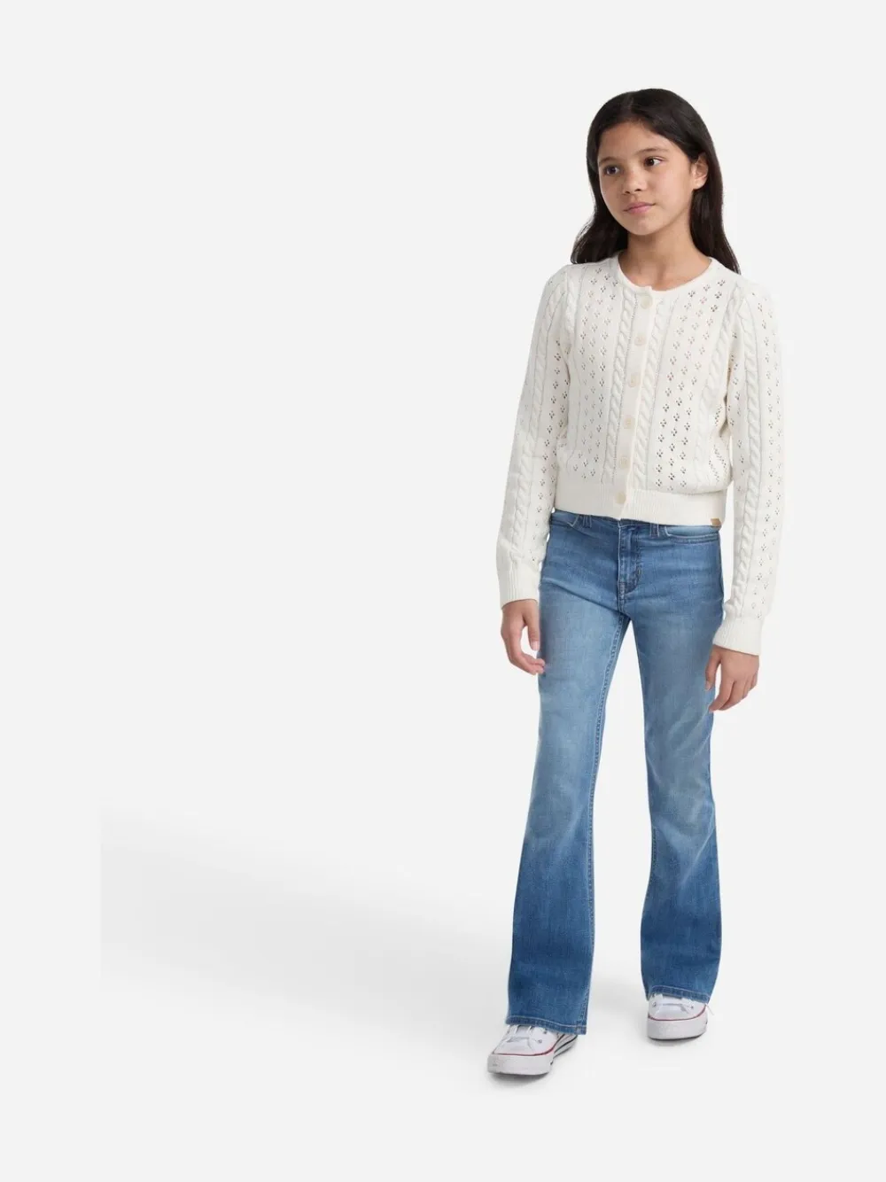 Abercrombie & Fitch Jean évasé taille haute| Jean