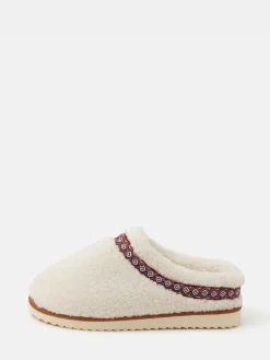 New Accessorize chaussons mules en peau de mouton