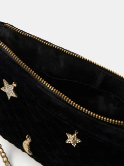 Accessorize sac en velours à breloque Celestial|Femme Sacs Et Sacs À Main
