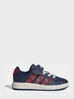 adidas Baskets Marvel Spiderman Grand Court enfant| Baskets