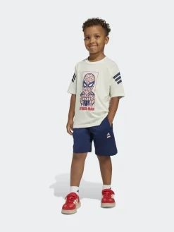 Sale adidas Marvel Spider-Man Little Kids Haut et Shorts Ensemble