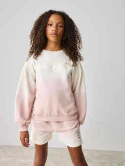 Online Baker by Ted Baker ensemble 2 pièces Sweat-shirt et short rose/lilas