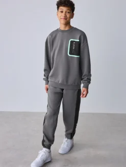 Baker by Ted Baker Ensemble sweat-shirt oversize à poche et joggings| Joggings|Sweats Et Sweats À Capuche