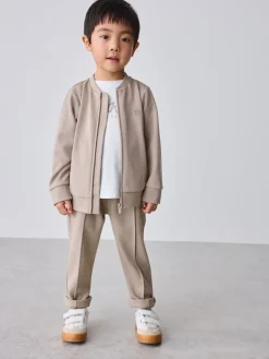 Baker by Ted Baker Ensemble T-shirt, Veste Texture Beige Sable et Pantalons| Manteaux Et Vestes|Pantalons Et Chinos