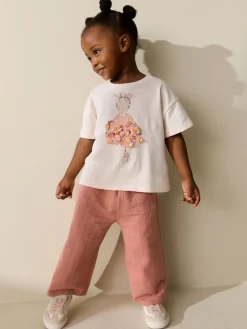 Best Next Ballerine rose - T-shirt Manches courtes (3mths-7yrs)
