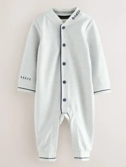 Baker by Ted Baker Barboteuse gris texturé| Barboteuses Et Salopettes