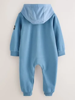 Baker by Ted Baker Barboteuse bleue à capuche| Barboteuses Et Salopettes