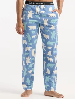 Best Hatley Bas de Pyjamas Polar ours Bleu
