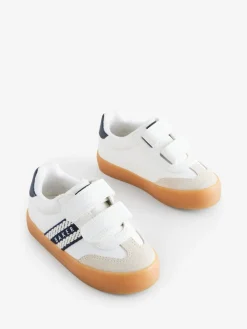 Baker by Ted Baker Blanc - Baskets à ruban de marque garçon| Baskets