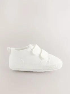 Clearance Next Blanc - Baskets BÉBÉ à Fermeture par contact (0-2mois)