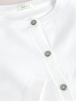 Best Next Blanc - Cardigan boutonné 3ans-16ans (3mois-16ans)