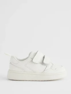 Next Blanc - Chaussures bébé Splash en cuir à fermeture scratch