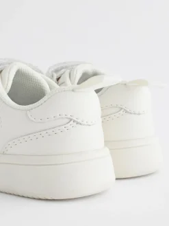 Next Blanc - Chaussures bébé Splash en cuir à fermeture scratch