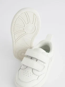 Next Blanc - Chaussures bébé Splash en cuir à fermeture scratch