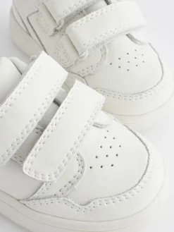Next Blanc - Chaussures bébé Splash en cuir à fermeture scratch