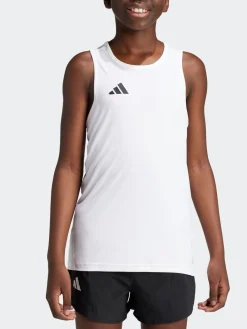 Sale adidas Blanc - Débardeur Team pour enfant