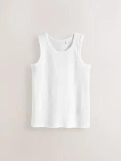 Discount Next - Lot de 5 débardeurs (1.5-16ans) Blanc