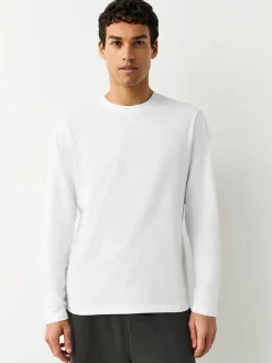 Next Blanc - Lot de 5 t-shirts à manches longues|Homme Sous-Vêtements|Sous-Vêtements