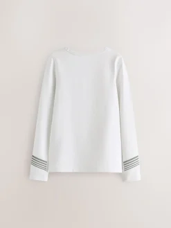 Best Next Blanc - Manches longues Base Layer Top (3-16yrs)