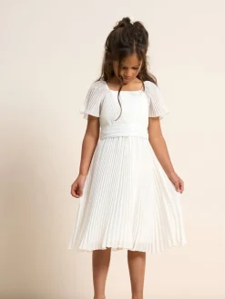 Best Angel & Rocket Blanc - Robe plissée à nœud ballerine