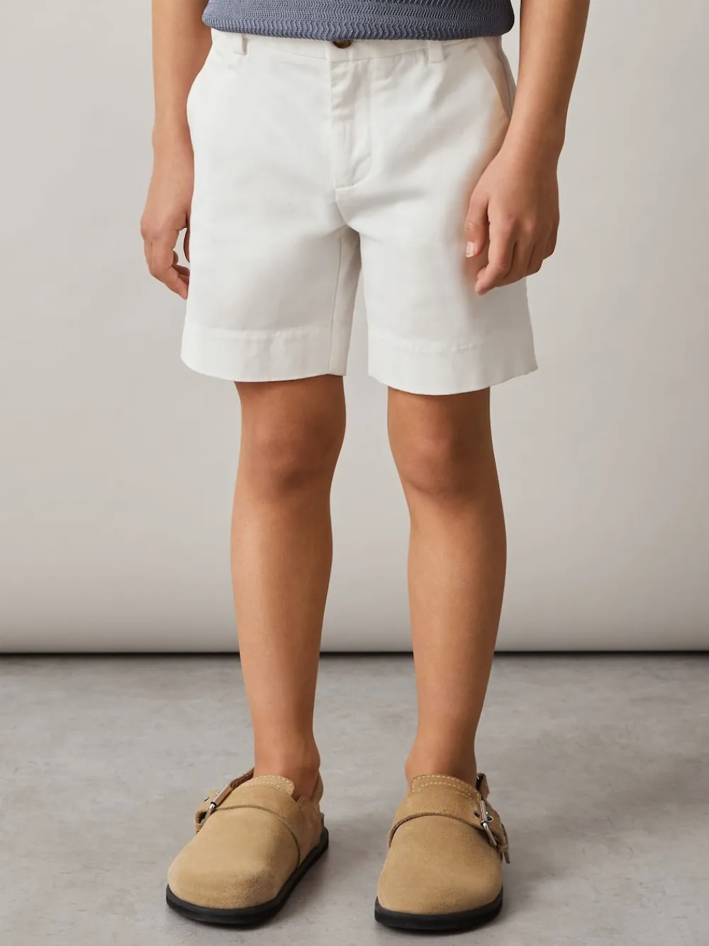 Best Reiss Blanc - Short chino Wicket en coton stretch
