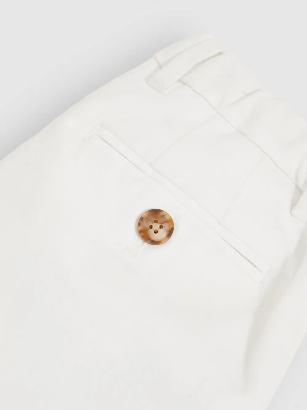 Best Reiss Blanc - Short chino Wicket en coton stretch