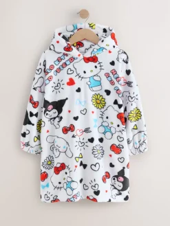 Discount Next Blanc - Sweat à capuche Hello Kitty en polaire courte à capuche (3-16ans)