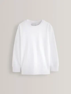 New Next - T-shirt confortable à manches longues (3-16 ans) Blanc