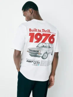 Clearance Next Blanc - T-shirt graphique Hot Hatch Car