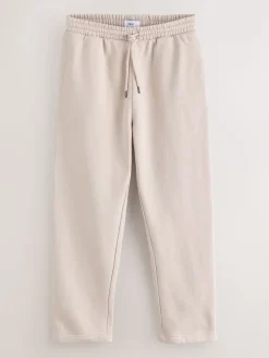 Best Next - Ajustement droit - Pantalon de jogging épais décontracté à dos brossé Blanc écru