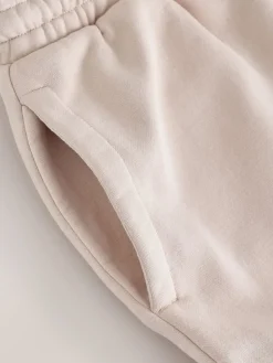 Best Next - Ajustement droit - Pantalon de jogging épais décontracté à dos brossé Blanc écru