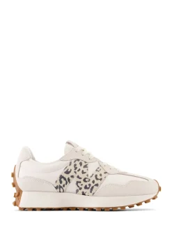 Best New Balance - 327 Trainers Blanc/imprimé léopard