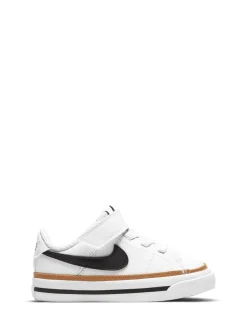 Discount Nike Blanc/Noir - Baskets Infant Court Legacy