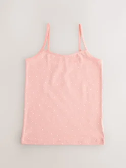 Best Next Blanc/Rose - Gilets cami à bretelles imprimés ditsy 3 (1.5-16ans)