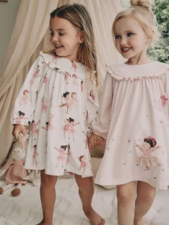 Discount Next Blanc/rose imprimé ballerine - Pack Nighties 2 (2-12ans)