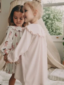 Discount Next Blanc/rose imprimé ballerine - Pack Nighties 2 (2-12ans)