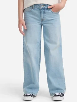 Abercrombie & Fitch Bleu - Jean large taille haute| Jean