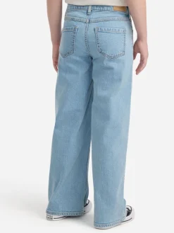 Abercrombie & Fitch Bleu - Jean large taille haute| Jean