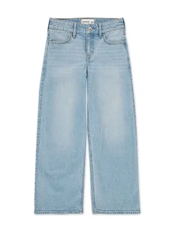 Abercrombie & Fitch Bleu - Jean large taille haute| Jean