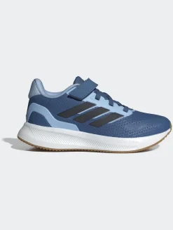 Hot adidas - Baskets de course Runfalcon 5 à lacets élastiques pour enfant Bleu