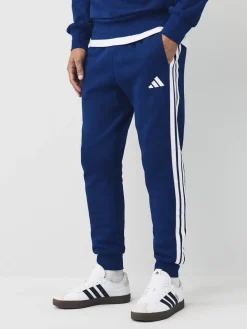adidas Bleu - Essentiels Pantalon de jogging polaire à rayures 3|Homme Joggings