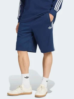 Discount adidas originals Bleu - Adidas Original Shorts à 3 Rayures