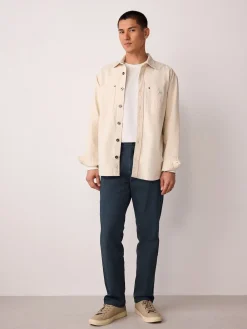 Outlet Next Bleu - - Pantalon chino stretch Ajustement régulier
