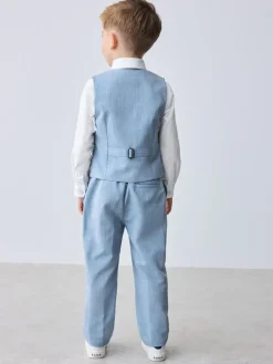 Baker by Ted Baker Bleu - Ensemble Gilet Chemises et Pantalons| Tenues Grandes Occasions|Costumes Et Gilets