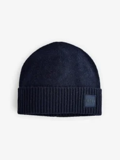 BOSS Bleu - Bonnet logo|Homme Chapeaux, Foulards Et Gants