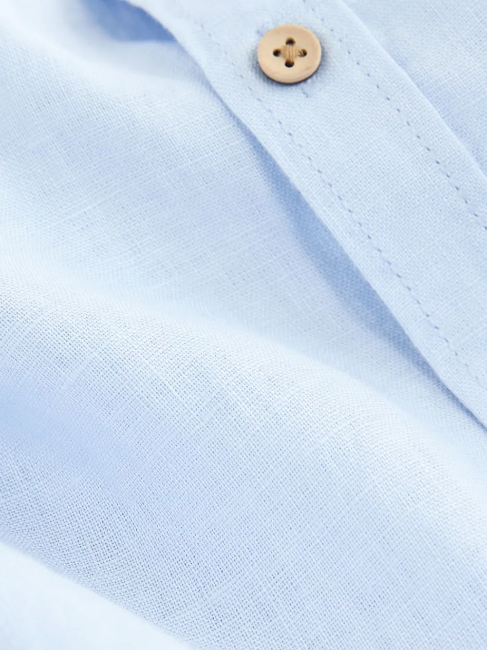 Sale Next Bleu - Chemise manches longues 100% lin (3-16ans)
