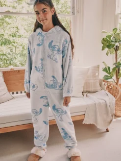 Discount Next Bleu - Combinaison Lilo & Stitch en polaire Tout-en-un (3-16ans)
