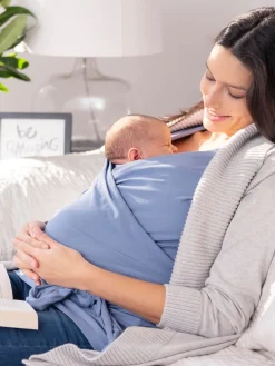 Best Seraphine Bleu - Haut Skin to Skin bébé sans manches