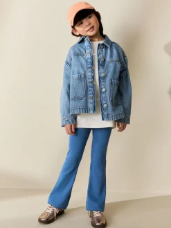 Clearance Next - Leggings évasés à côtes (3-16ans) Bleu