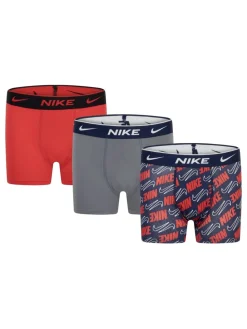 Best Nike Bleu - Lot de 3 boxers extensibles en coton Imprimé E Day